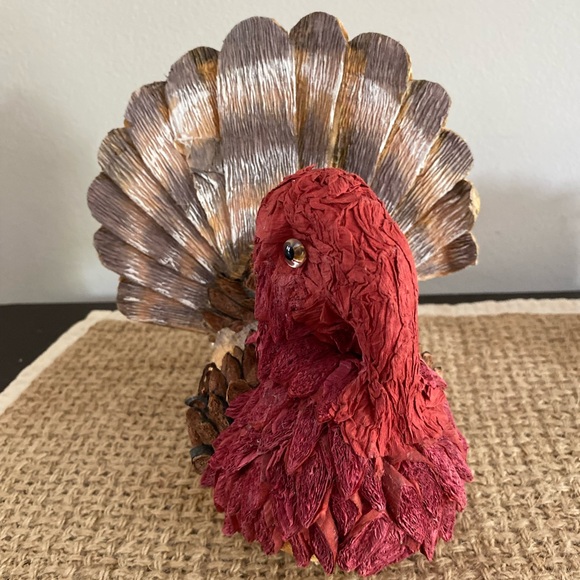 RARE VINTAGE GERMAN HANDMADE TURKEY DECOR - Picture 10 of 10